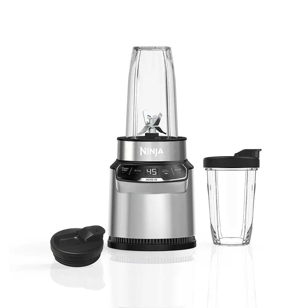 Ninja Nutri-Blender Pro with Auto-iQ, BN500, Cloud Silver