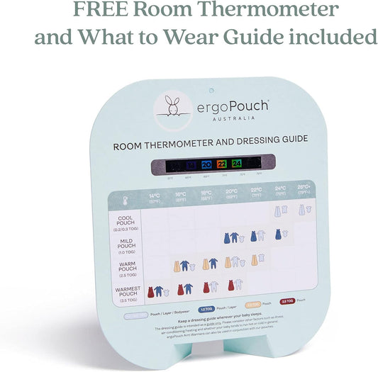 ergoPouch 2.5 TOG Sleeping Bag – Sleeveless – 8–24 Months – Oatmeal Marle Print – Organic Jersey Cotton – Ideal First Sleeping Bag for Arms-Out Sleepers – Safe & Comfortable Design