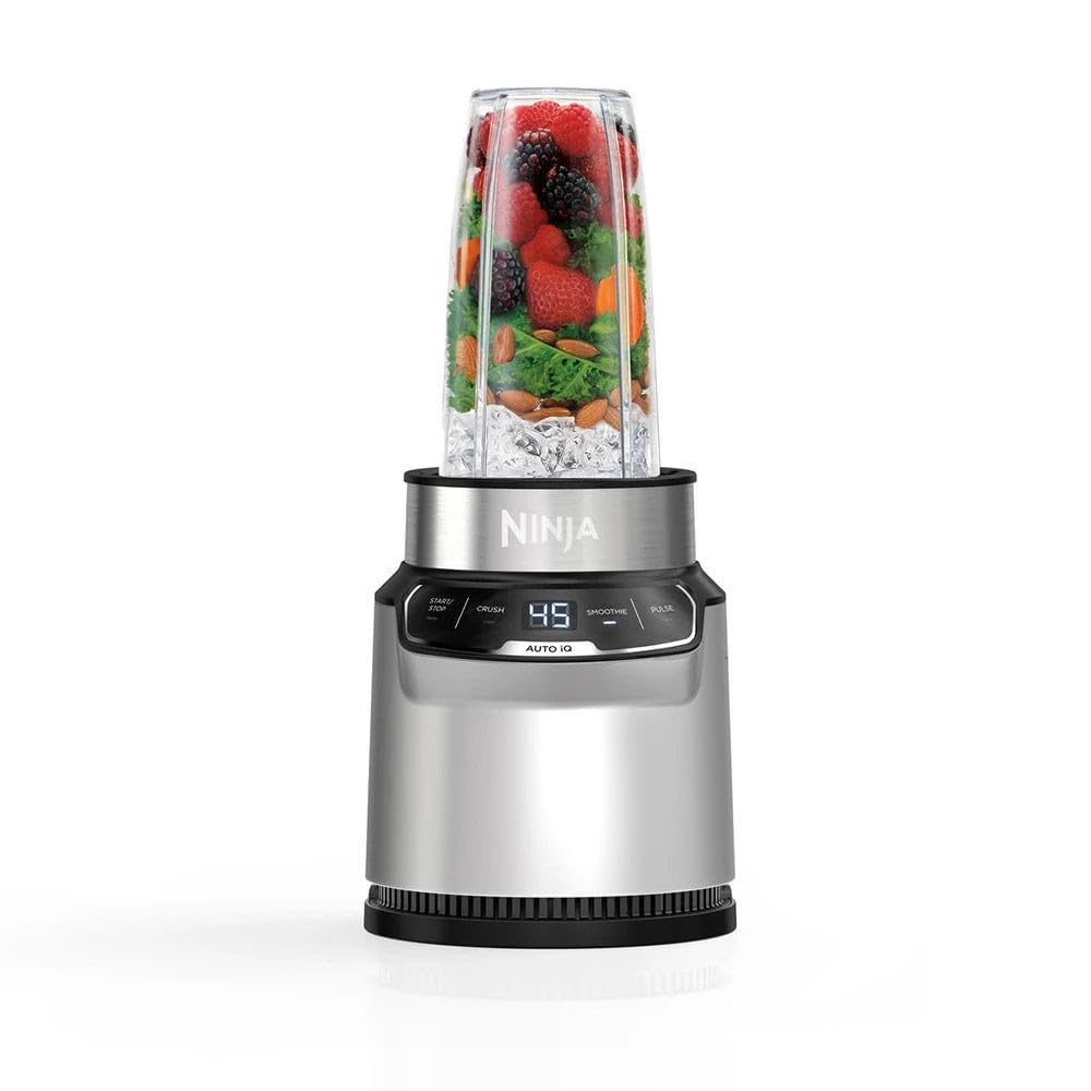 Ninja Nutri-Blender Pro with Auto-iQ, BN500, Cloud Silver