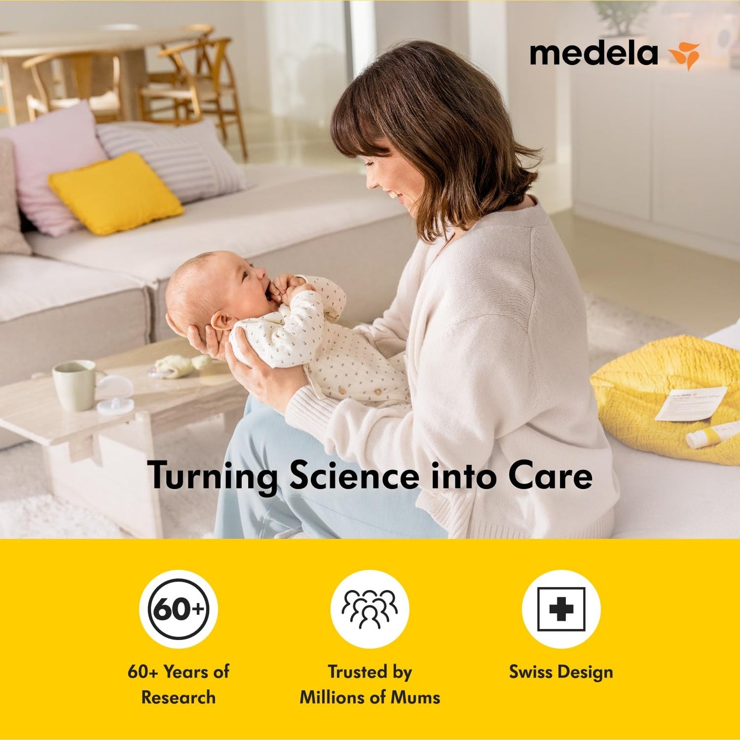 Medela Harmony Manual Breast Pump, Compact Swiss Design with PersonaFit Flex Shields and Medela's 2-Phase Expression Technology