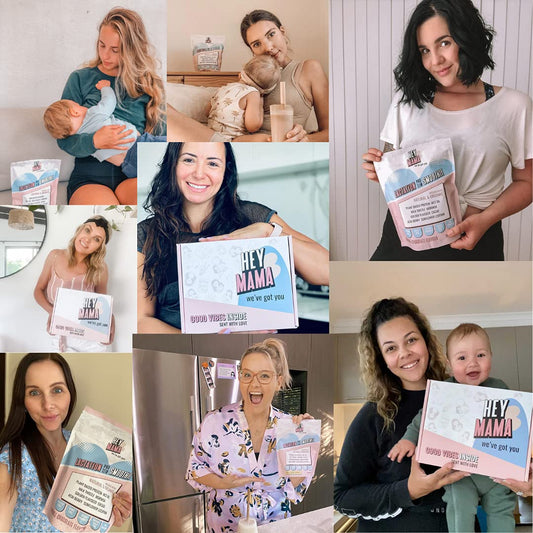 Hey Mama Lactation Supplement Protein Smoothie - Breastfeeding Support, Postpartum Nutrition, Gluten and Dairy Free - 750g Vanilla - 25 Servings…